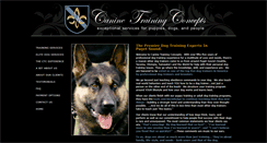 Desktop Screenshot of caninetrainingconcepts.com